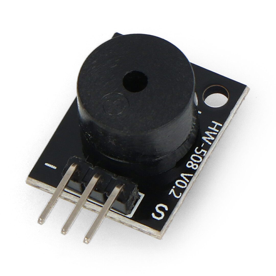 Moduł z buzzerem pasywnym bez generatora - czarny